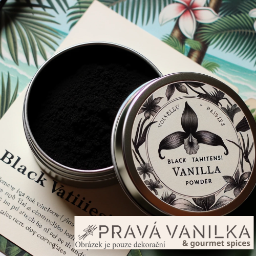 Mletá vanilka Tahitensis premium - Hmotnost balení: 250 g