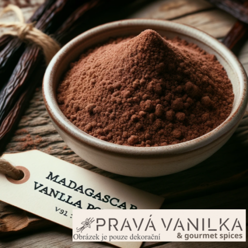 Mletá vanilka z Madagaskaru premium - Hmotnost balení: 50 g