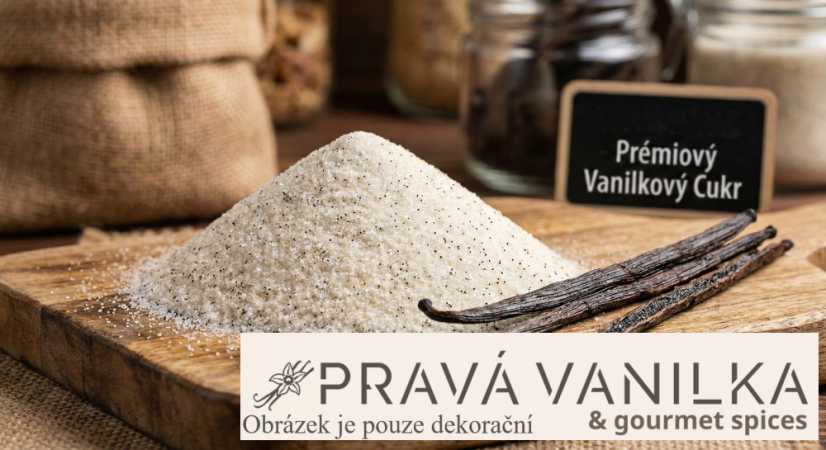 Pravý vanilkový cukr s 5 % vanilky – vůně, která vás dostane